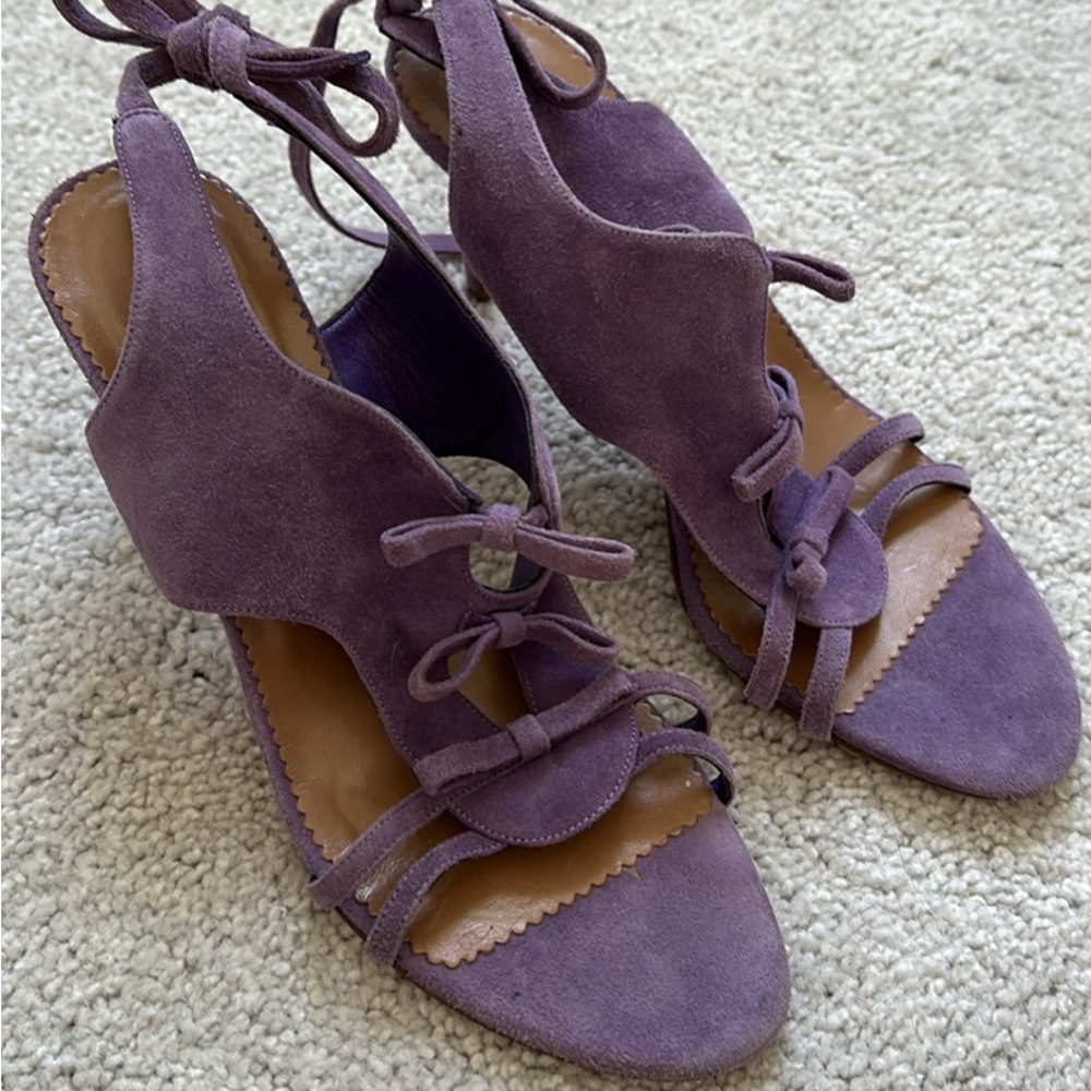 Carolina Herrera heels. Worn once. Like new. Size 7